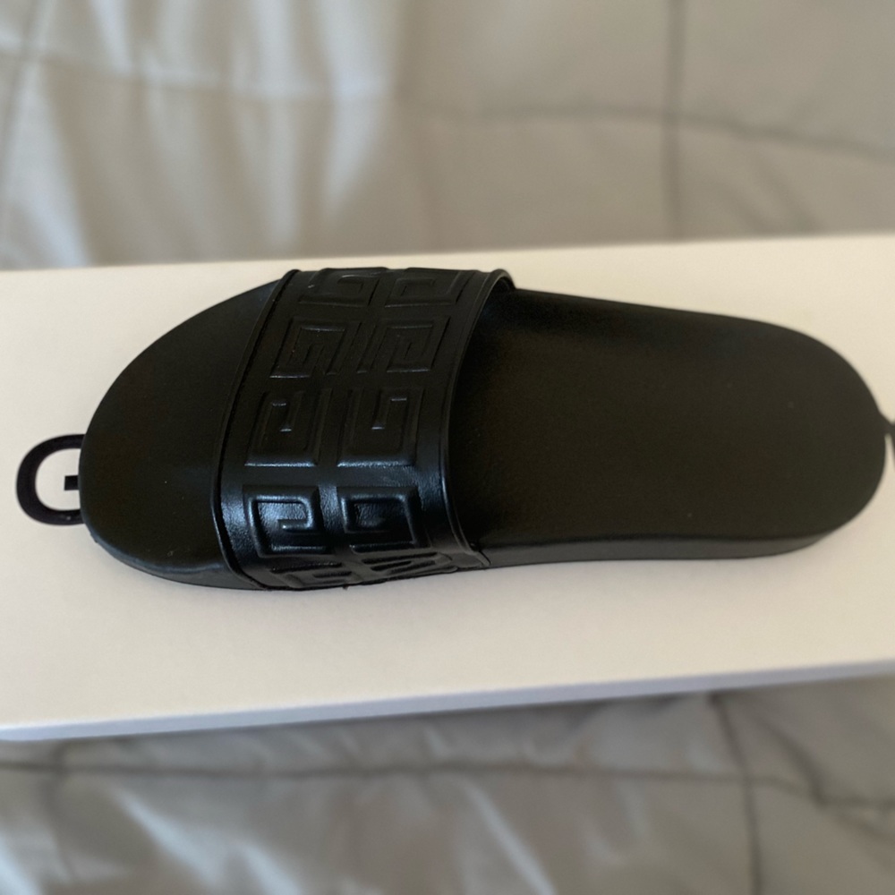 Slightly used black Givenchy slides